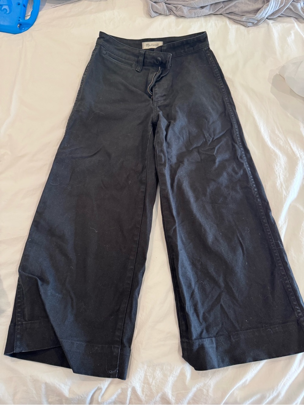 Madewell Emmett Wide-Leg Women's Jeans in 25P Black
